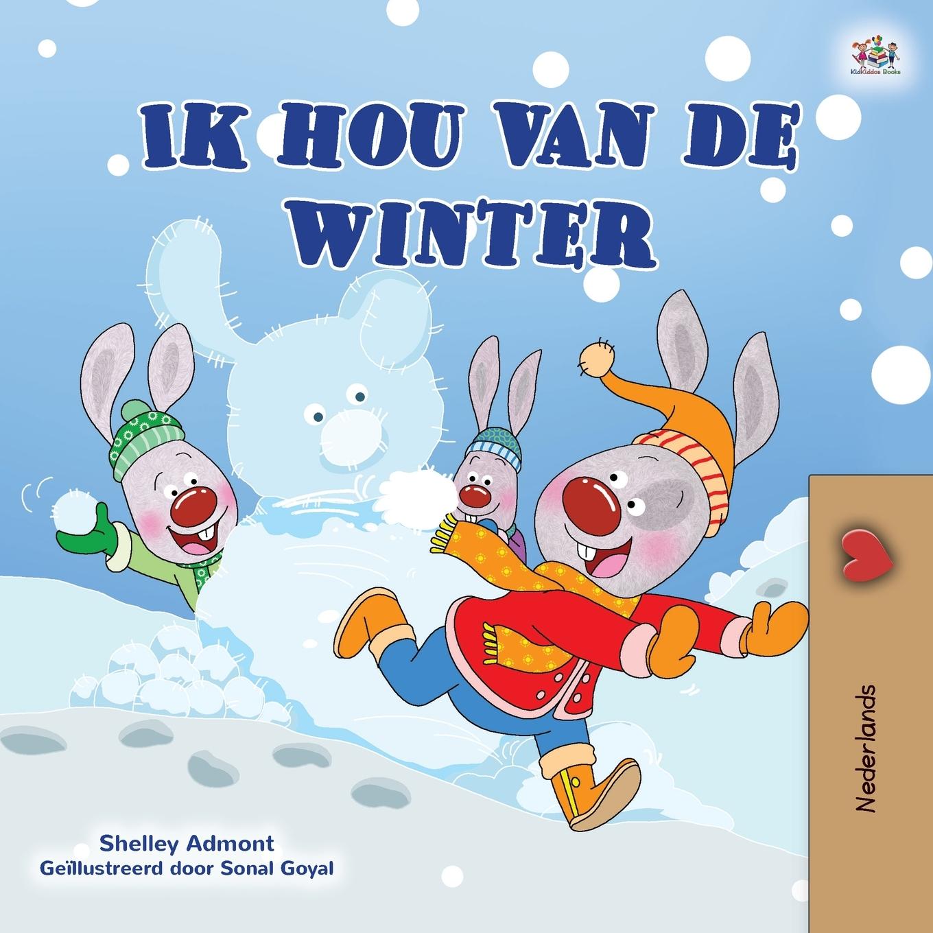 Kniha I Love Winter (Dutch Book for Kids) Kidkiddos Books