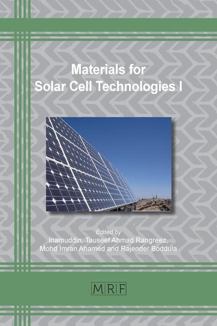 Book Materials for Solar Cell Technologies I Inamuddin