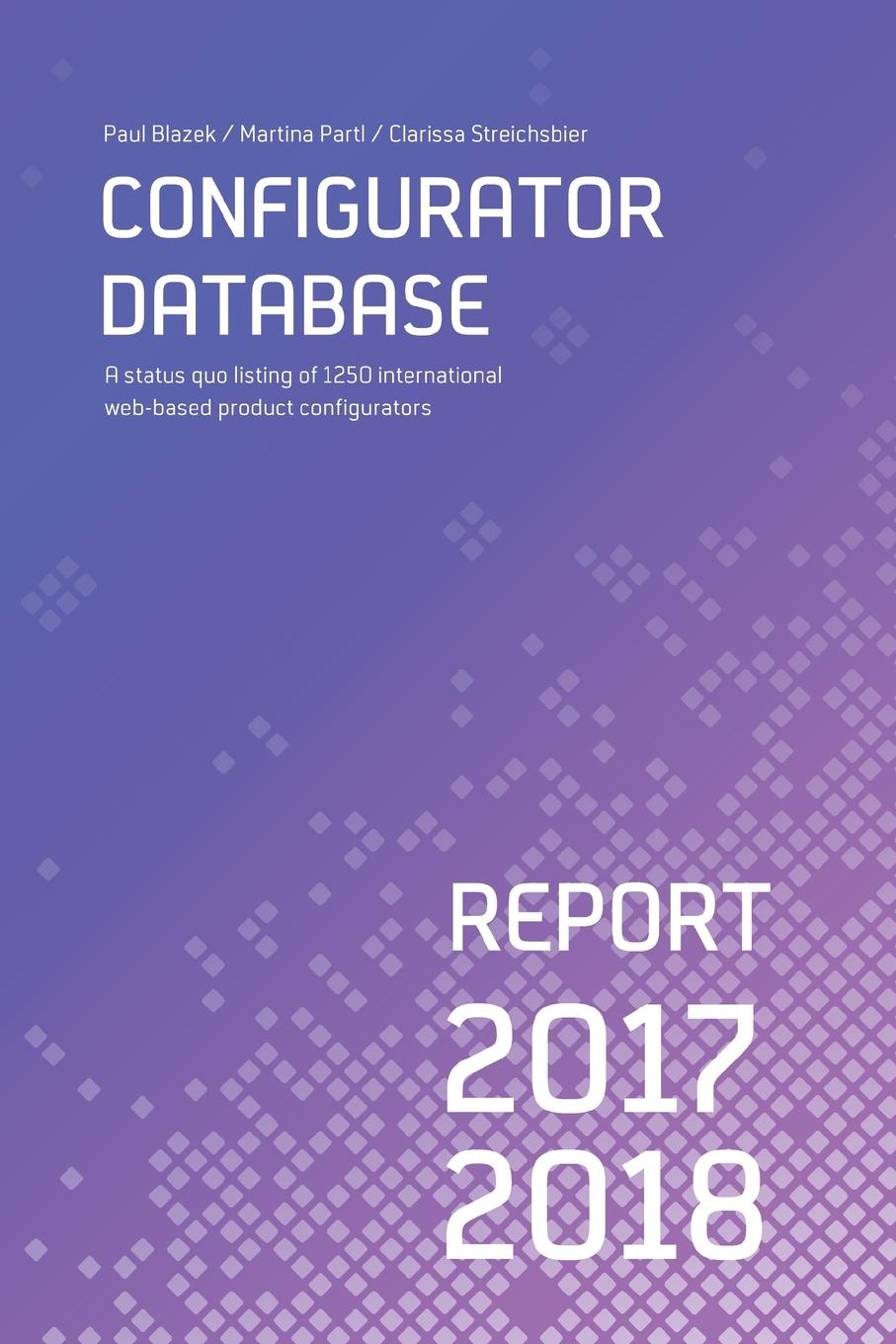 Boek Configurator Database Report 2017/2018 Martina Partl