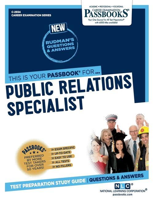 Kniha Public Relations Specialist (C-2934): Passbooks Study Guide 