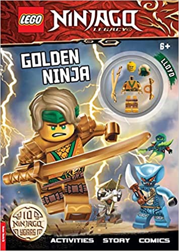 Kniha LEGO (R) NINJAGO (R): Golden Ninja Activity Book (with Lloyd minifigure) AMEET