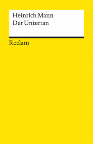 Kniha Der Untertan Werner Bellmann