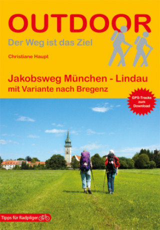Carte Jakobsweg München - Lindau 