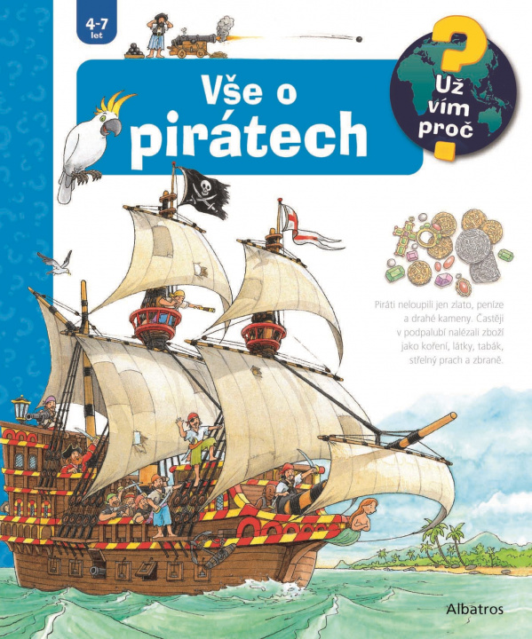 Book Vše o pirátech 