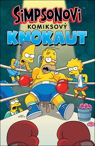 Knjiga Simpsonovi Komiksový knokaut Matt Groening