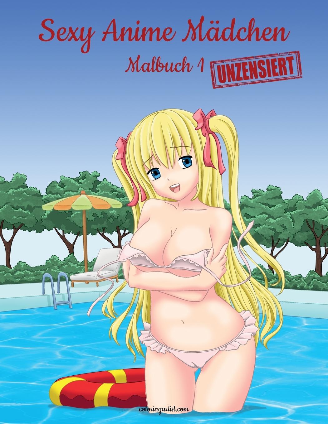 Книга Sexy Anime Madchen Unzensiert Malbuch 1 Nick Snels