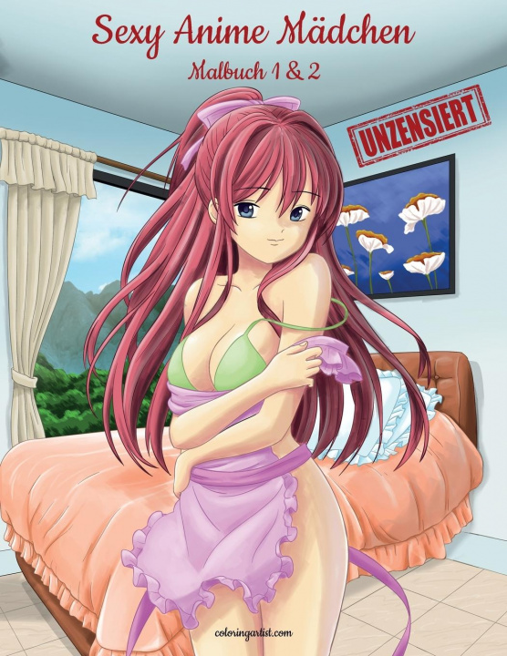 Carte Sexy Anime Madchen Unzensiert Malbuch 1 & 2 Nick Snels