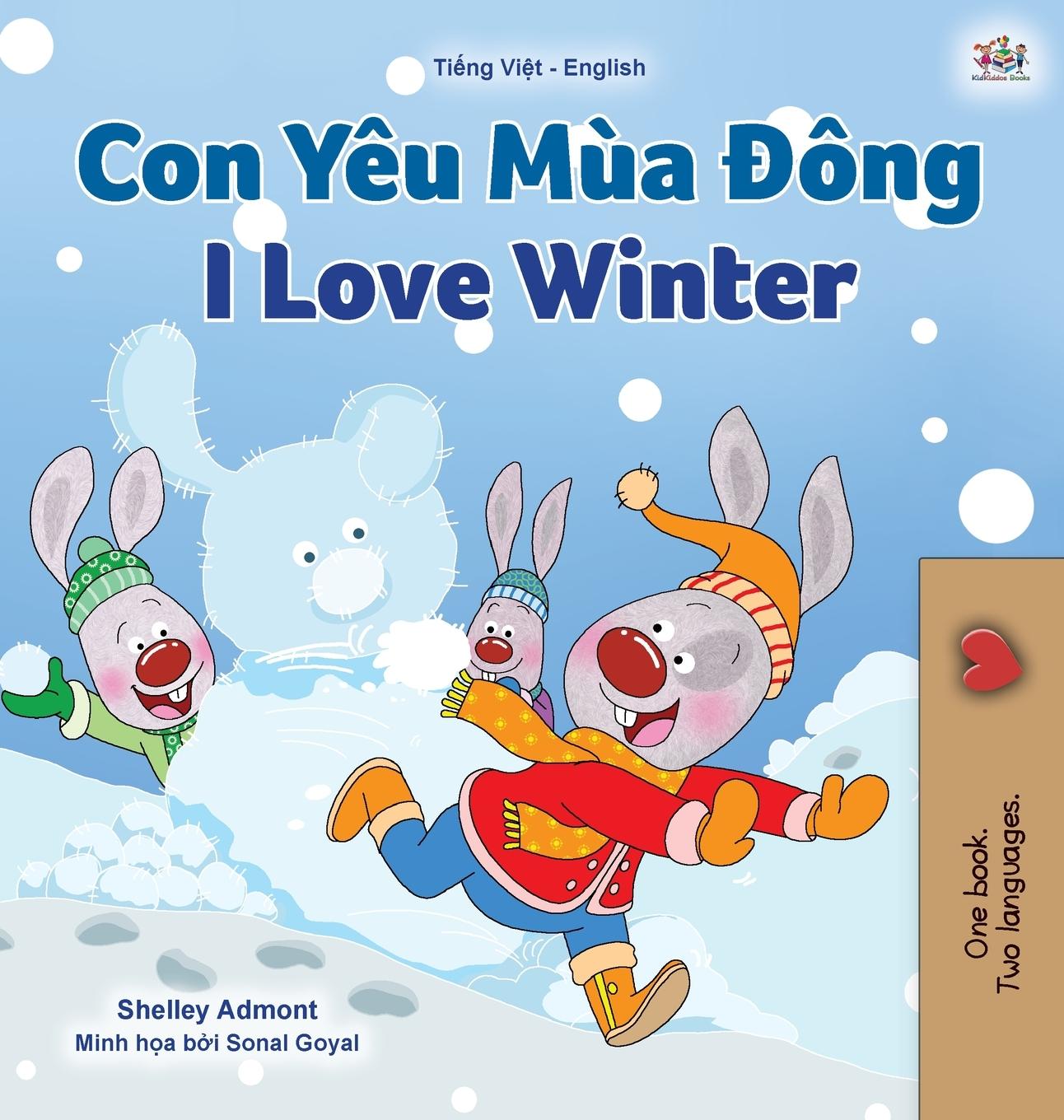 Könyv I Love Winter (Vietnamese English Bilingual Children's Book) Kidkiddos Books