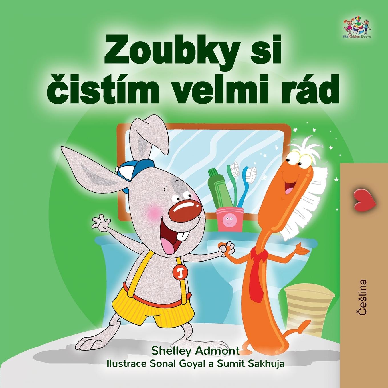 Kniha I Love to Brush My Teeth (Czech Book for Kids) Kidkiddos Books