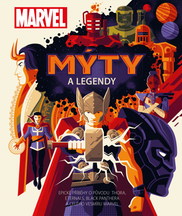 Книга Marvel Mýty a legendy collegium
