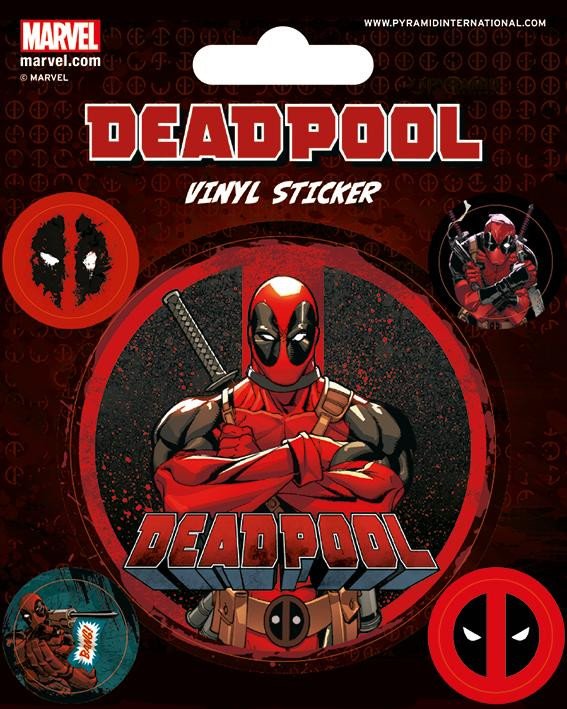 Papírenské zboží Samolepky Deadpool 