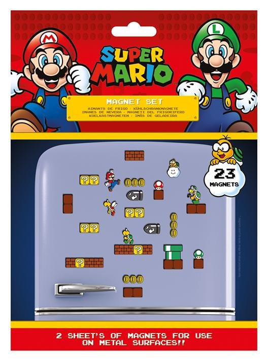 Papírszerek Sada magnetek Super Mario 