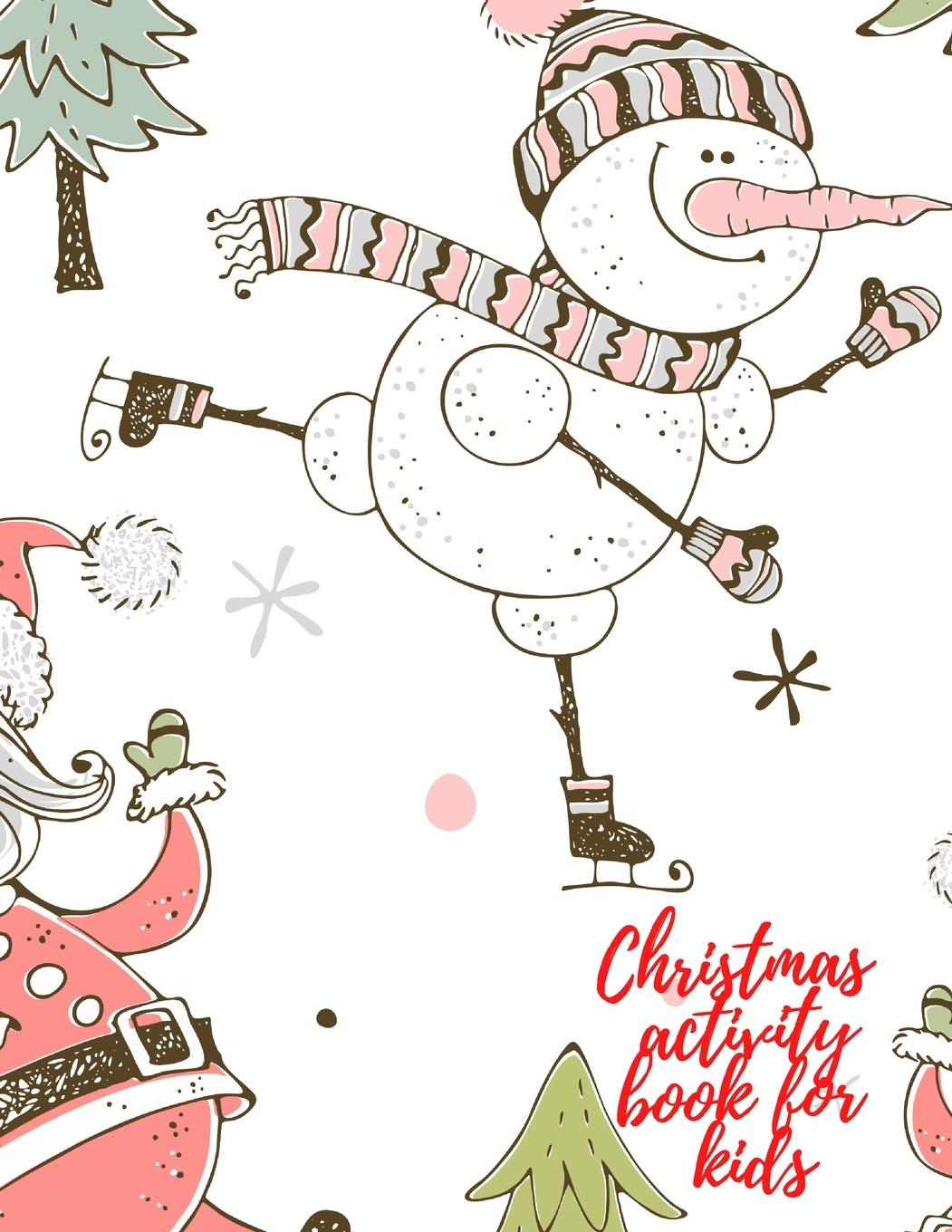 Kniha Christmas activity book for kids 