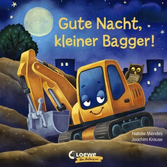Könyv Gute Nacht, kleiner Bagger! Joachim Krause