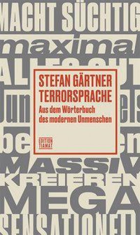 Knjiga Terrorsprache Stefan Gärtner