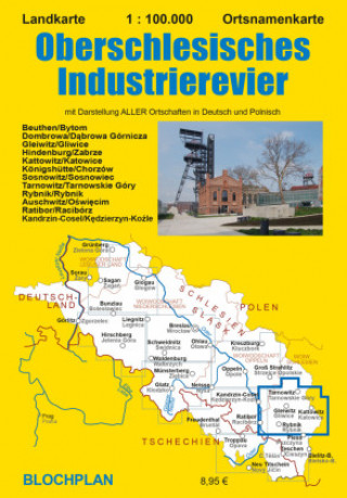 Tlačovina Landkarte Oberschlesisches Industrierevier 1:100 000 