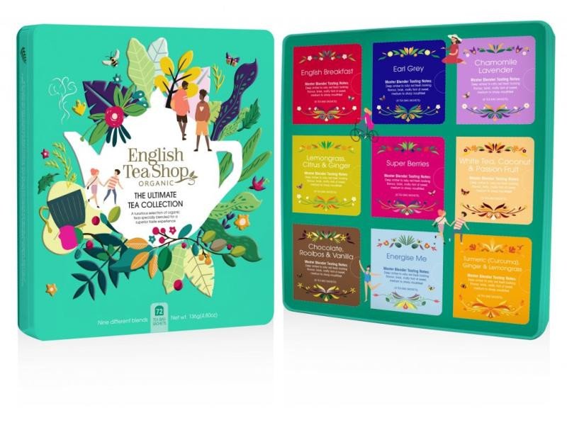 Játék English Tea Shop Čaj Ultimate collection bio vánoční 136 g, 72 ks 