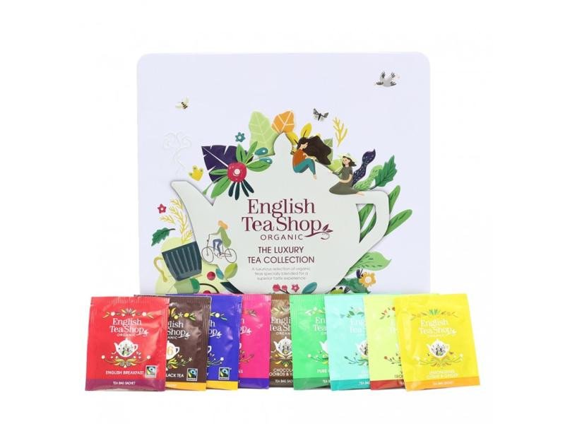 Game/Toy English Tea Shop Čaj Luxusní dárková plechová kazeta bio Klasik 136 g, 72 ks 