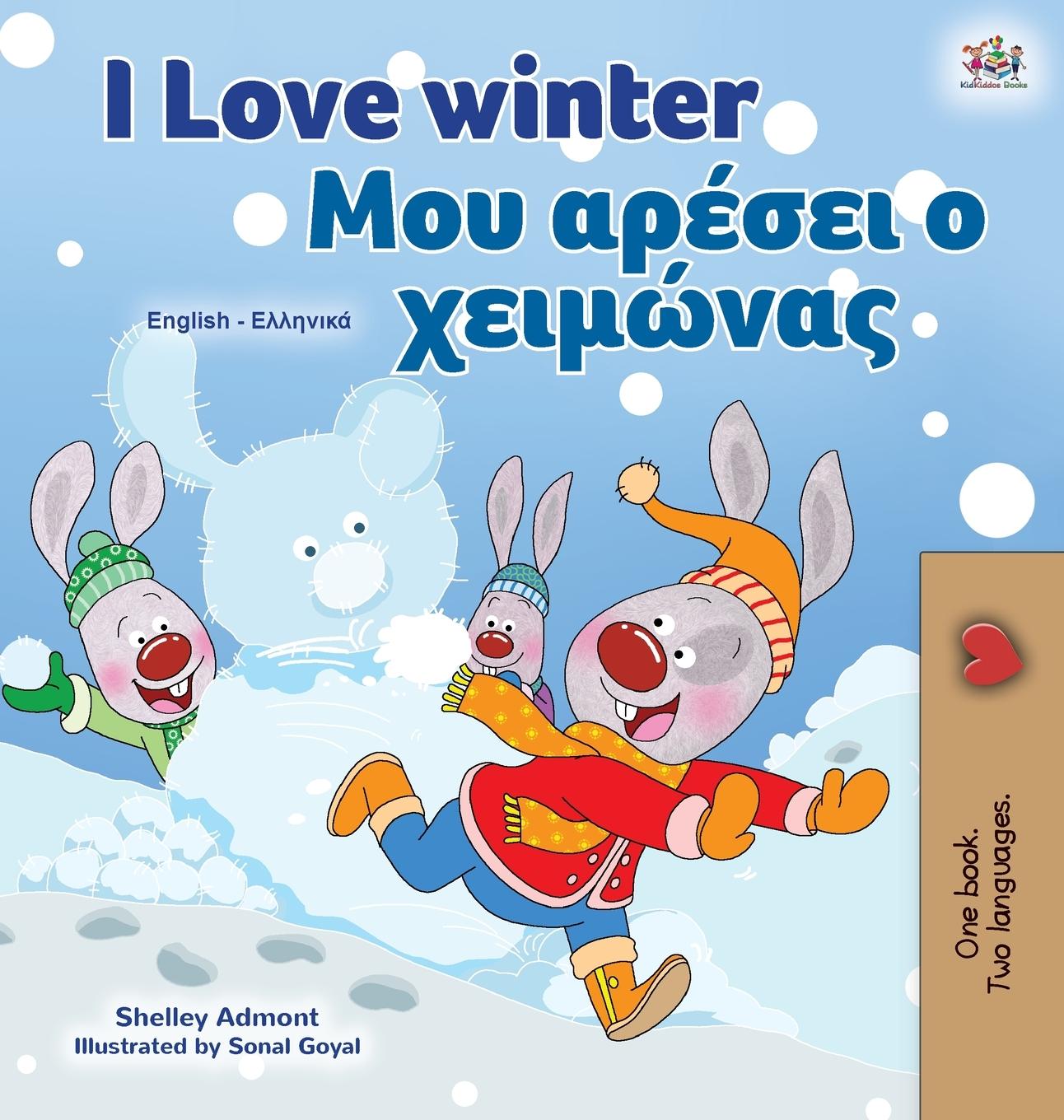Kniha I Love Winter (English Greek Bilingual Children's Book) Kidkiddos Books