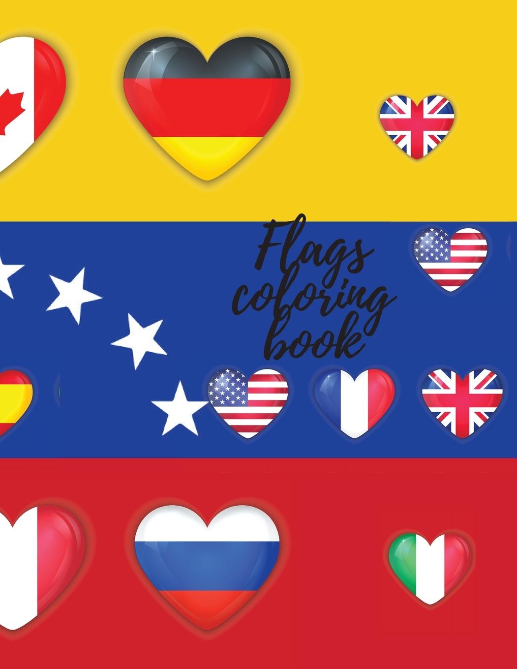 Knjiga Flags coloring book Cristie Dozaz