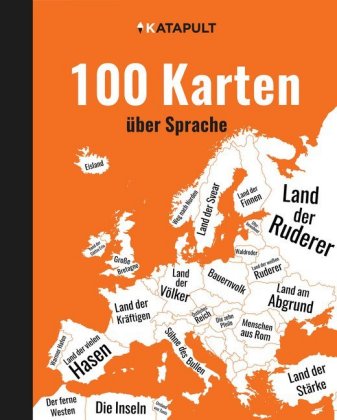 Książka 100 Karten über Sprache 