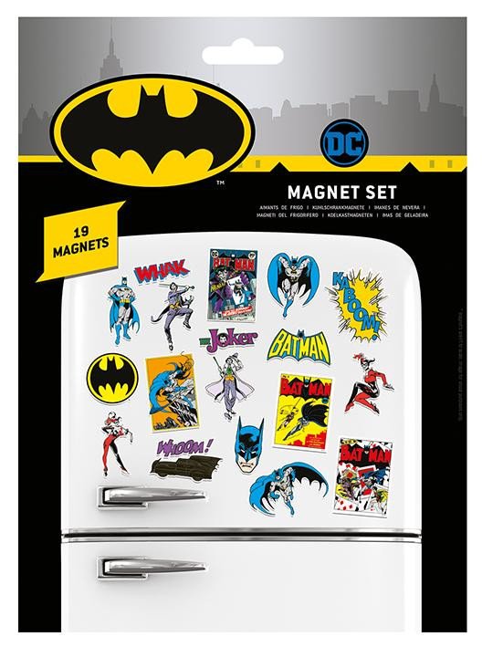 Papírenské zboží Sada magnetek DC Comics Batman 