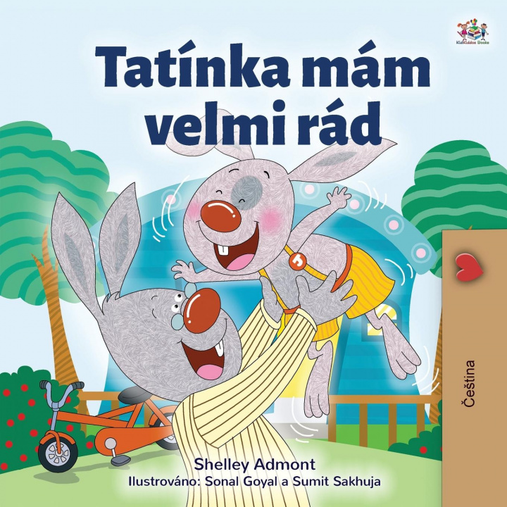 Kniha I Love My Dad (Czech Children's Book) Kidkiddos Books