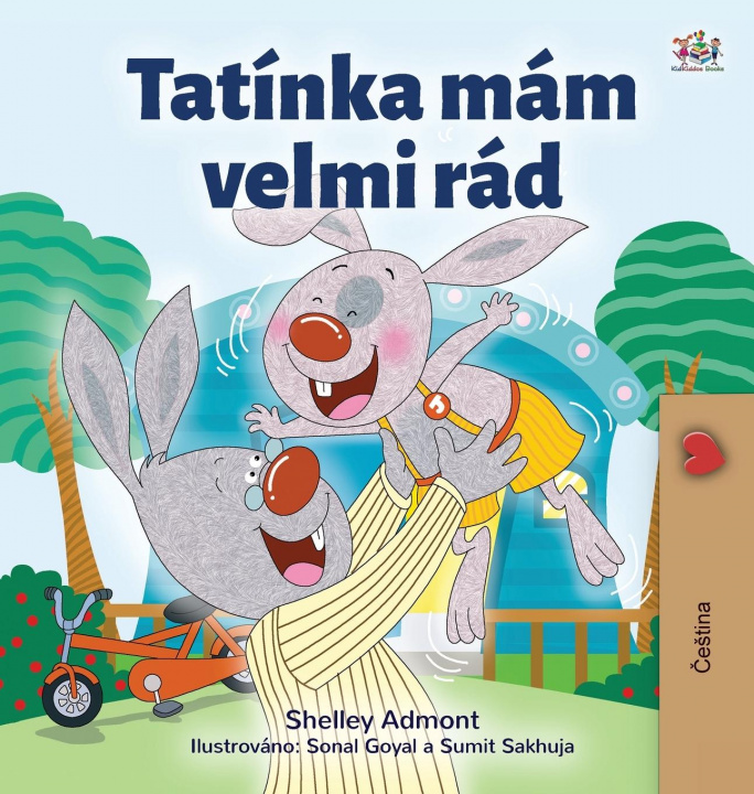 Kniha I Love My Dad (Czech Children's Book) Kidkiddos Books