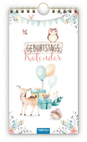 Kalendár/Diár Trötsch Geburtstagskalender Waldfreunde 