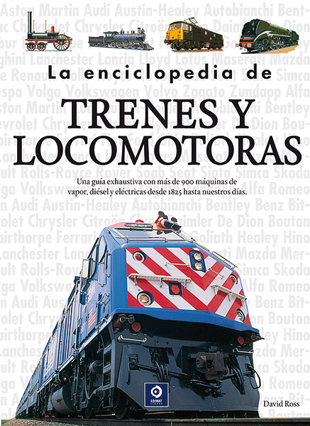 Kniha La enciclopedia de trenes y locomotoras DAVID ROSS