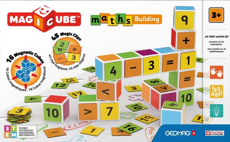 Joc / Jucărie Magicube Maths building 61 dílků 
