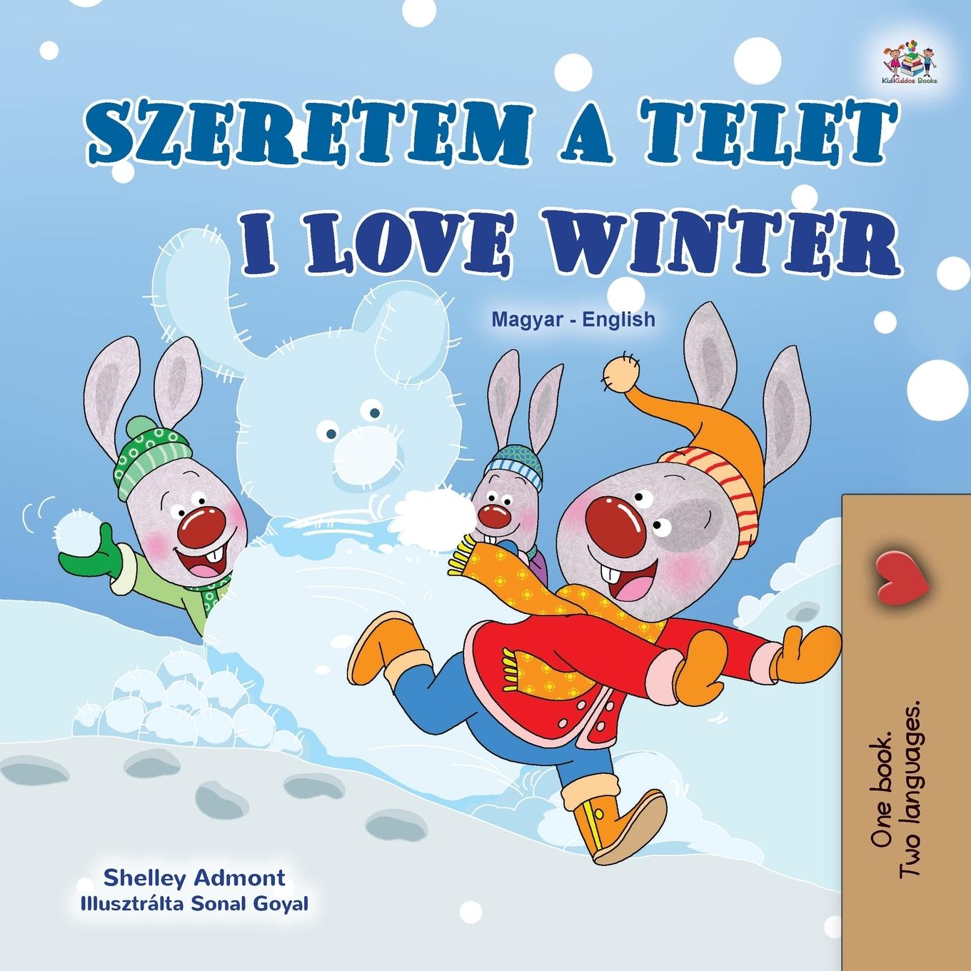 Kniha I Love Winter (Hungarian English Bilingual Book for Kids) Kidkiddos Books