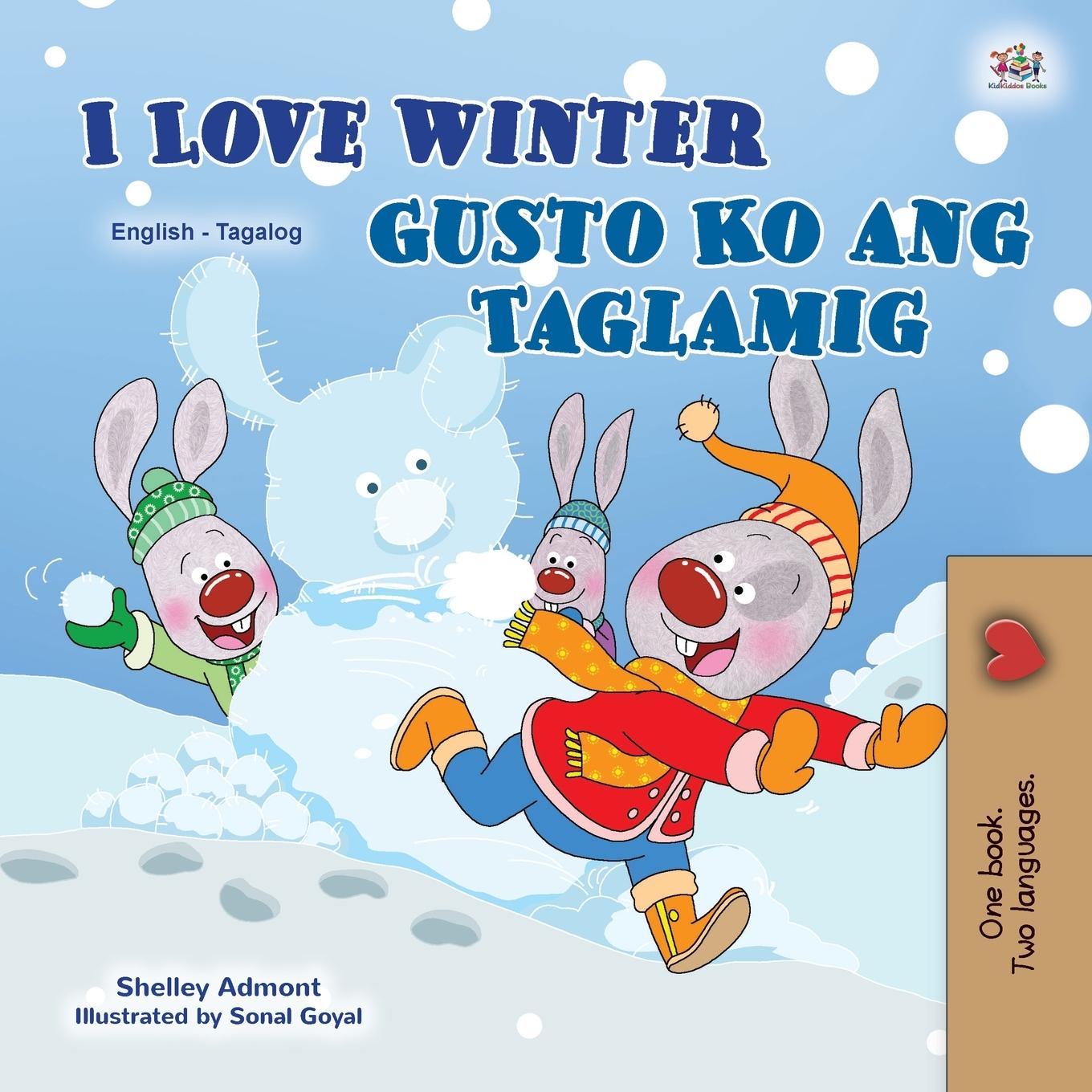 Carte I Love Winter (English Tagalog Bilingual Book for Kids) Kidkiddos Books