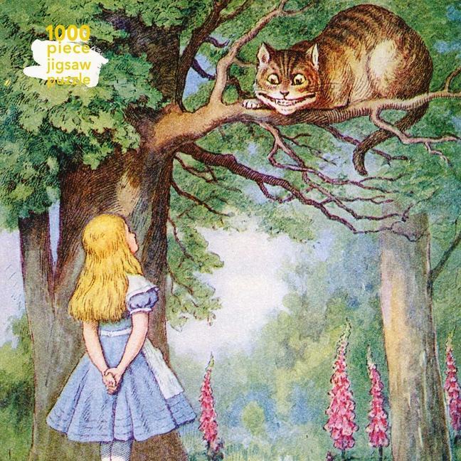 Book Adult Jigsaw Puzzle Alice and the Cheshire Cat 