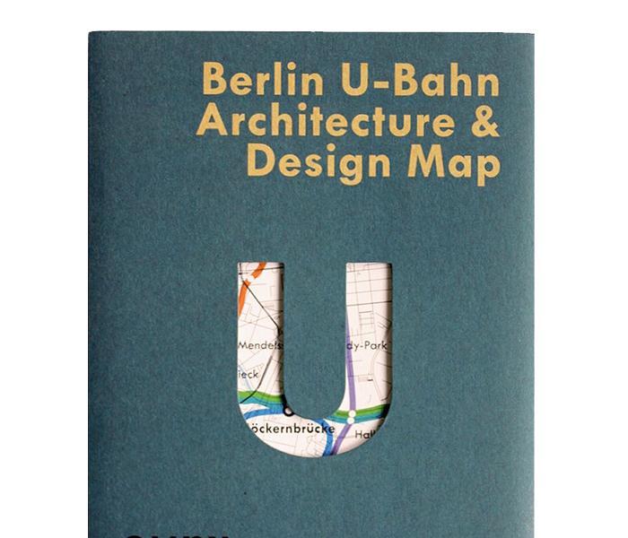 Nyomtatványok Berlin U-Bahn Architecture & Design Map Verena Pfeiffer-Kloss