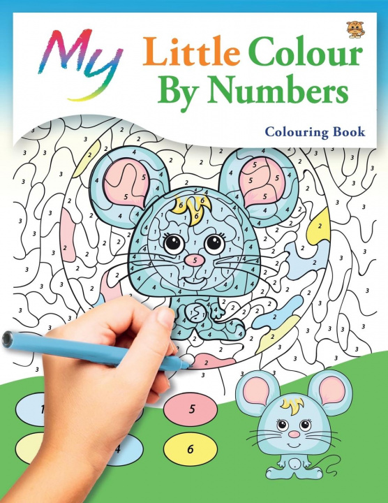 Książka My Little Colour By Numbers Colouring Book 