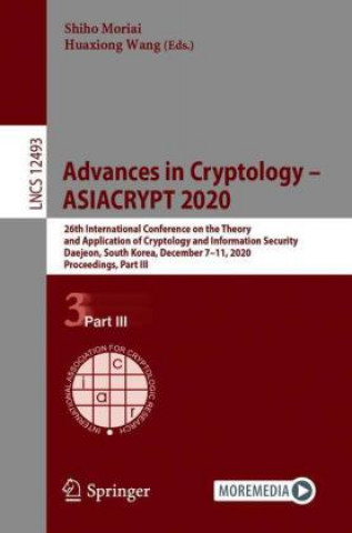 Książka Advances in Cryptology - ASIACRYPT 2020 Shiho Moriai