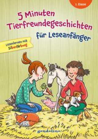 Kniha 5 Minuten Tierfreundegeschichten für Leseanfänger, 1. Klasse - Lesenlernen mit Silbenfärbung 