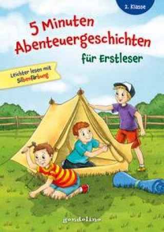 Книга 5 Minuten Abenteuergeschichten für Erstleser, 2. Klasse - Leichter lesen mit Silbenfärbung 