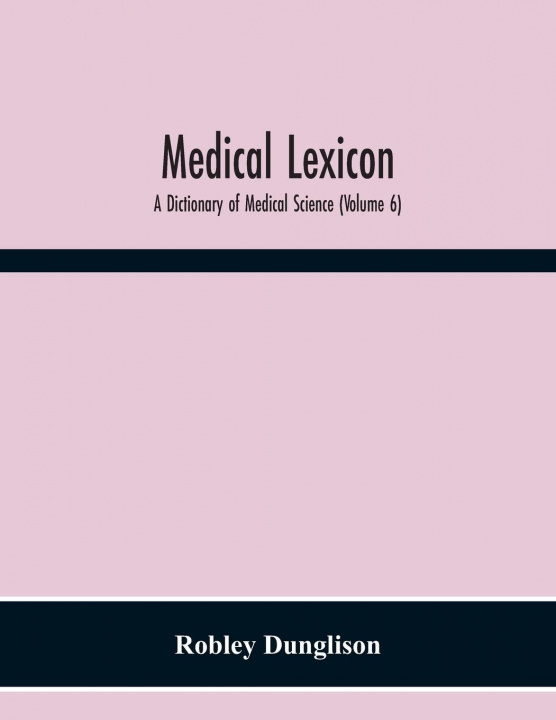 Książka Medical Lexicon 