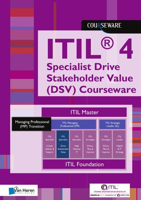Kniha ITIL(R) 4 Specialist Drive Stakeholder Value (DSV) Courseware LEARNING SOLUTIONS