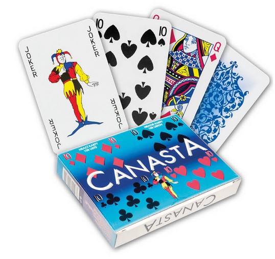 Kniha Canasta hracia karty 108 listov / Canasta hrací karty 108 listů 