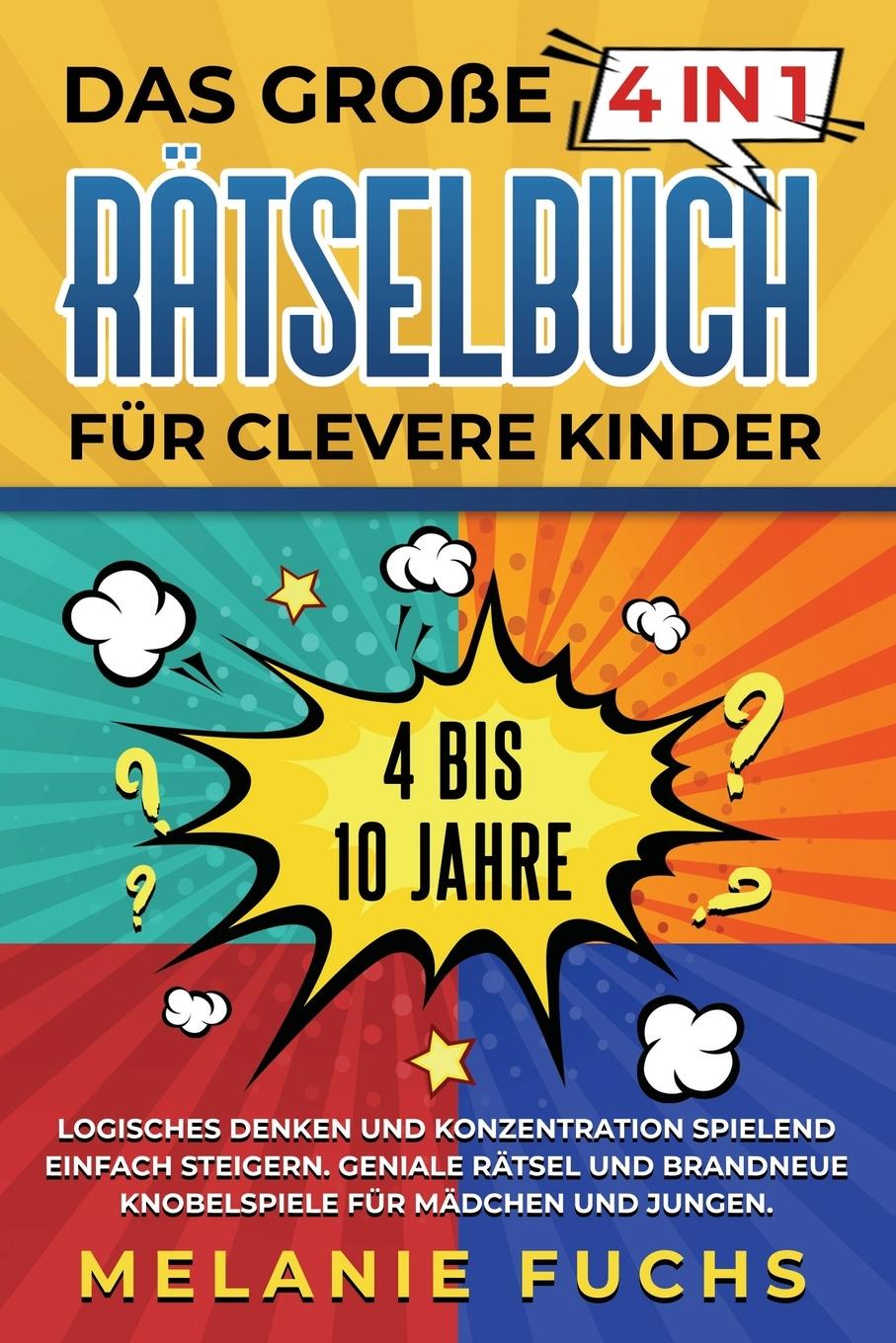 Könyv grosse 4 in 1 Ratselbuch fur clevere Kinder 