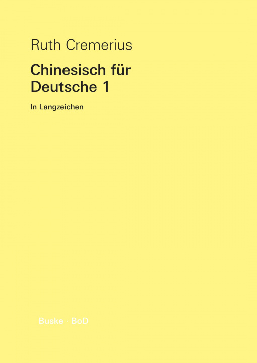 Book Chinesisch für Deutsche 1 