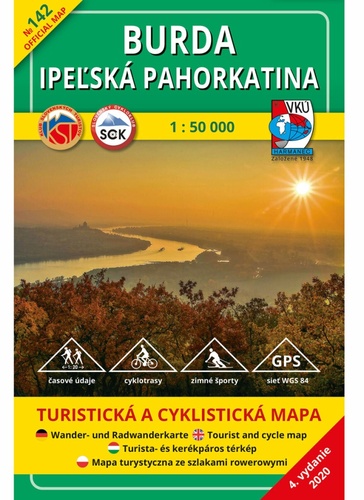 Materiale tipărite Burda Ipeľská pahorkatina 1:50 000 
