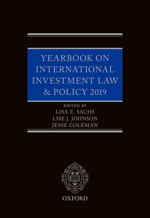 Kniha Yearbook on International Investment Law & Policy 2019 