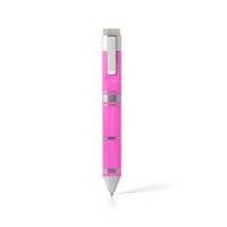 Game/Toy Pen Bookmark Pink&Silber - Stift und Lesezeichen in einem 
