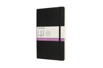 Carte Moleskine Large Double Layout Plain and Ruled Softcover Notebook MOLESKINE