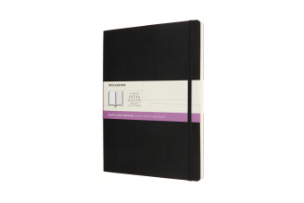 Carte Moleskine Extra Large Double Layout Plain and Ruled Softcover Notebook MOLESKINE