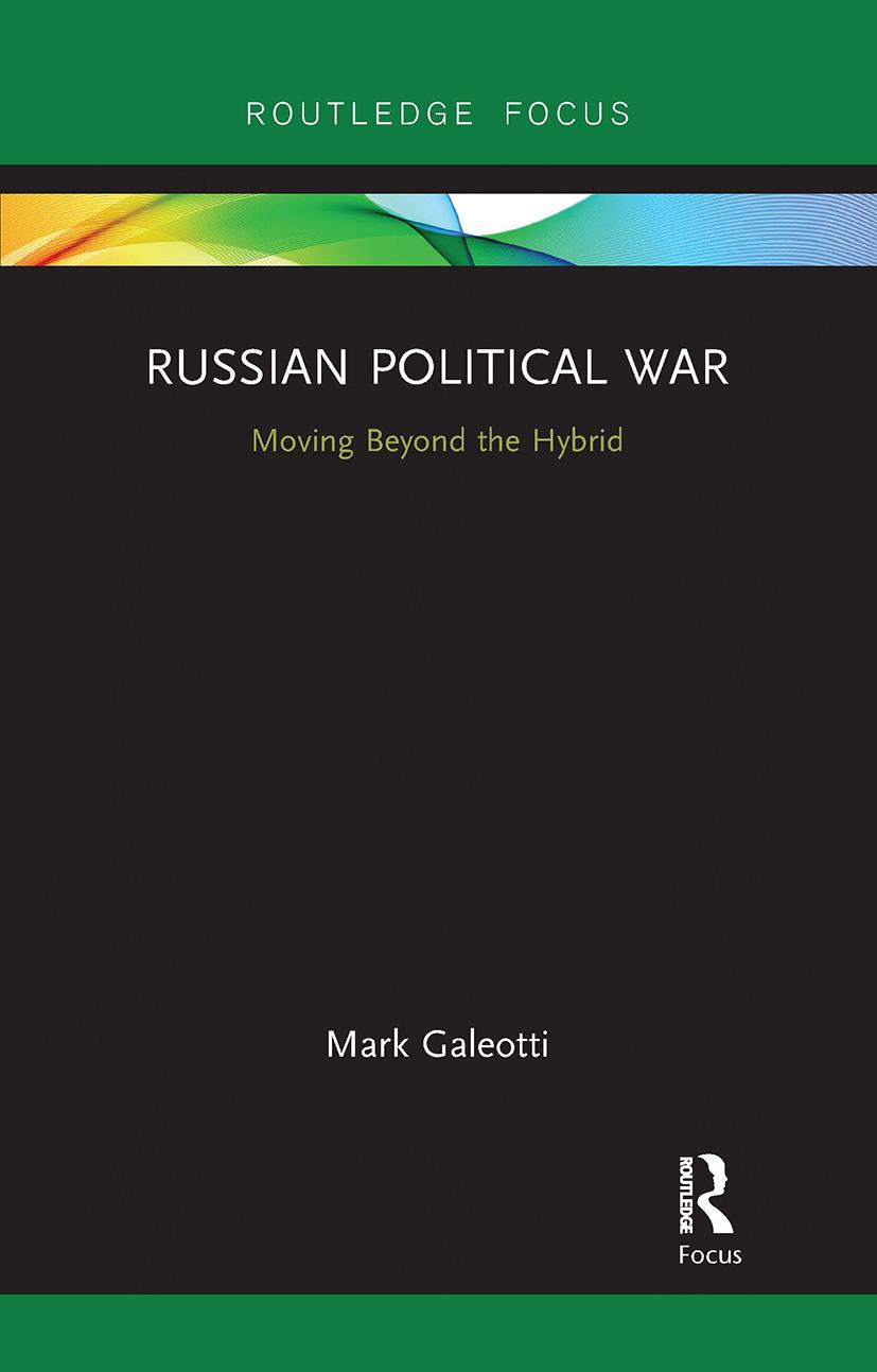 Carte Russian Political War Mark Galeotti